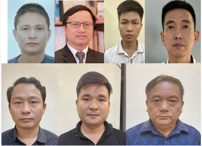 Một số bị can liên quan trong vụ cựu Bí thư tỉnh Bắc Ninh.