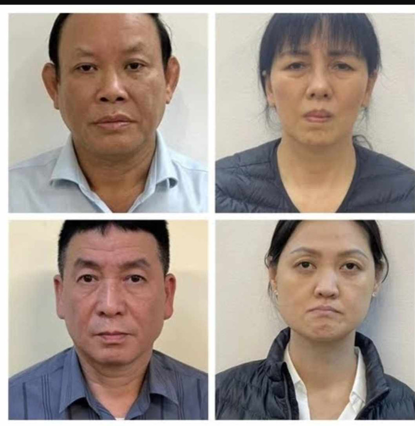 Cựu Chủ tịch NXB Giáo dục Nguyễn Đức Thái và 3 bị can trong vụ án. Cựu Chủ tịch NXB Giáo dục Nguyễn Đức Thái và 3 bị can trong vụ án.