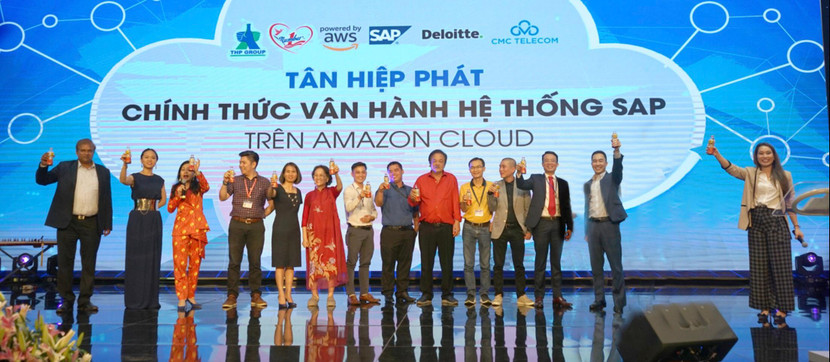 Tân Hiệp Phát vận hành hệ thống SAP trên Amazon Cloud tăng tốc số hóa hoạt động để nâng cao năng lực vận hành