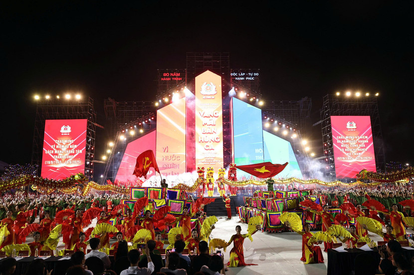 Chương trình có sự tham gia của hàng nghìn cán bộ, chiến sĩ CAND.