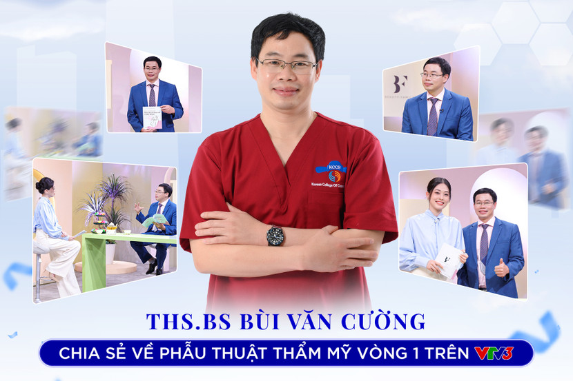 Thạc sĩ, bác sĩ Bùi Văn Cường chia sẻ về thẩm mỹ vòng 1 trên Kênh VTV3 - Đài Truyền hình Việt Nam