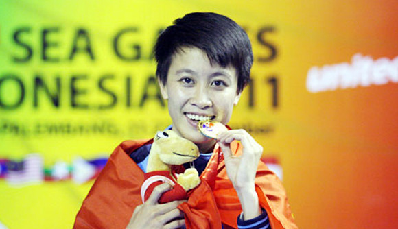 Nguyệt Ánh mừng phát khóc với tấm HCV SEA Games ảnh 2