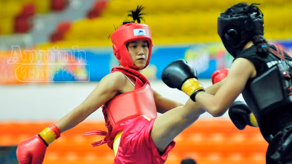 Tuyển wushu Việt Nam “giật” liền 2 HCV chỉ trong 15 phút ảnh 2