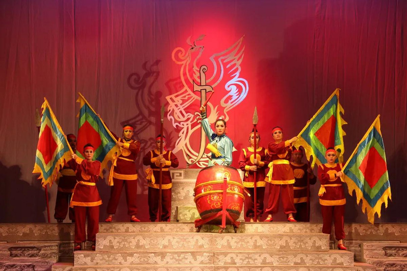 Vở diễn &quot;Chói rạng sơn hà&quot; - Đoàn ca kịch bài chòi Bình Định.