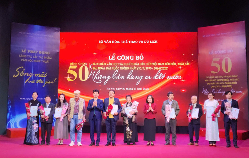 Vinh danh các tác phẩm ở lĩnh vực âm nhạc.