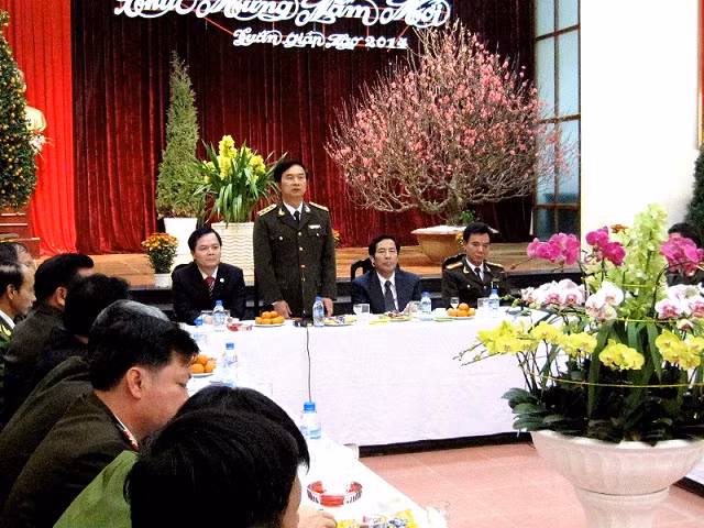 Thứ trưởng Thường trực Đặng Văn Hiếu thăm, chúc Tết CAQ Tây Hồ ảnh 1