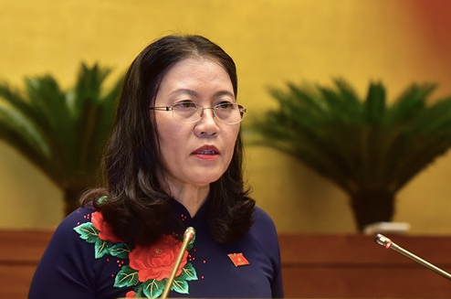 Chủ nhiệm Ủy ban Tư pháp của Quốc hội Lê Thị Nga