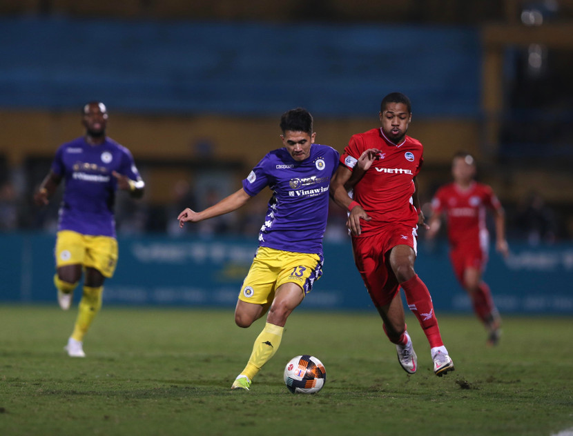 Hà Nội FC hoà không bàn thắng với Viettel (Ảnh: Vũ Vy)