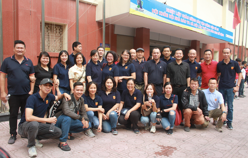 Các VĐV, CĐV Báo An ninh Thủ đô. Các VĐV, CĐV Báo An ninh Thủ đô.