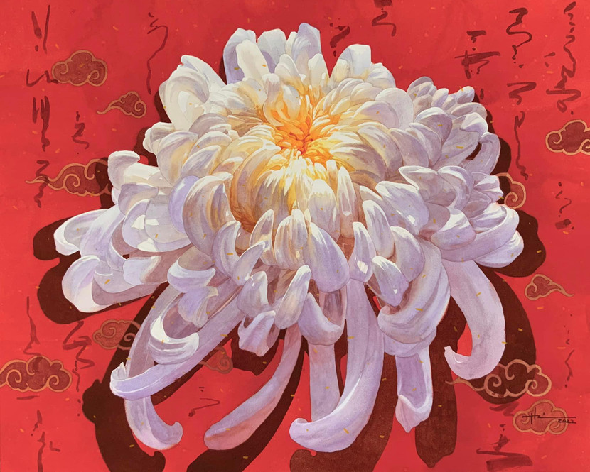 Tranh màu nước của họa sĩ Hồ Hưng