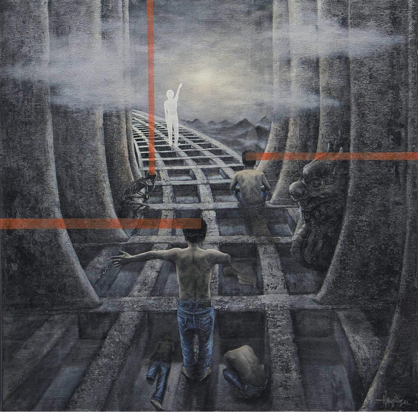 Tác phẩm của họa sĩ Phạm Vũ Hồng Hưng