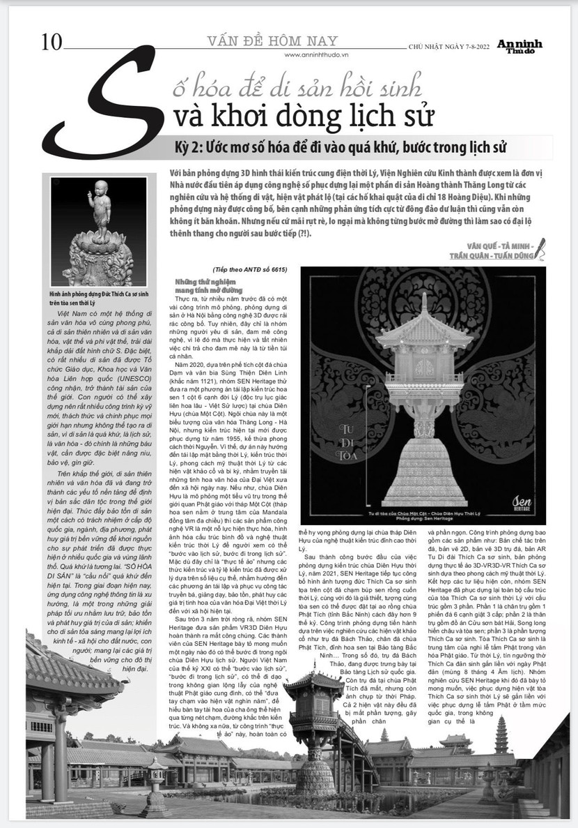 Kỳ 2: Ước mơ số hóa để đi vào quá khứ, bước trong lịch sử Chuyện của một ngành: Cần đặt ra mục tiêu chính để điều chỉnh mức độ ưu tiên