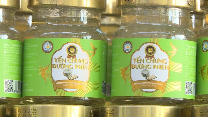 Sản phẩm yến chưng không đạt chất lượng của công ty TNHH Yến sào Tuấn Dương &amp; TKT