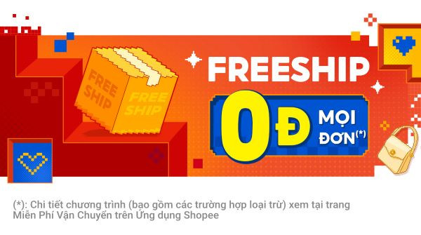 Shopee miễn phí 0Đ mọi đơn hàng dịp 6-6