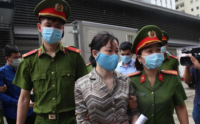 Bị cáo Nguyễn Bảo Ngọc (Giám đốc Tài chính Công ty Nhật cường) bị áp dụng mức án cao nhất.