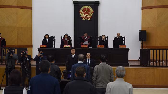 Phiên tòa xét xử cựu Bộ trưởng Vũ Huy Hoàng và các bị cáo liên quan.