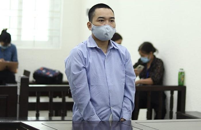 Nguyễn Trung Kiên bị đưa ra xét xử tại phiên tòa.