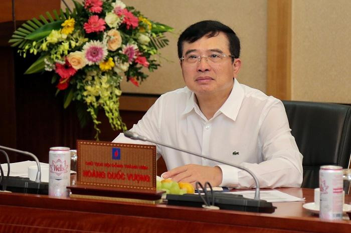 Chủ tịch HĐTV Petrovietnam Hoàng Quốc Vượng phát biểu chỉ đạo tại kỳ họp.