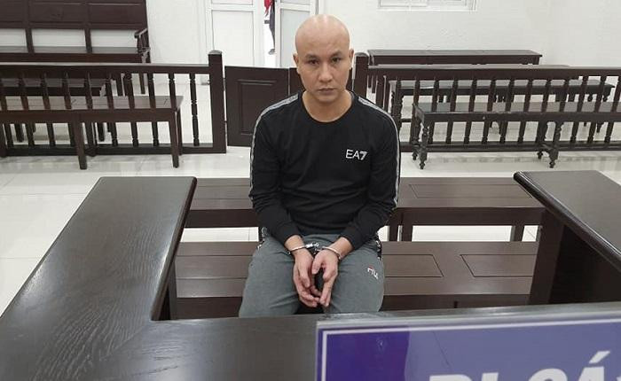 Nguyễn Hữu Diện bị đưa ra xét xử tại phiên tòa.