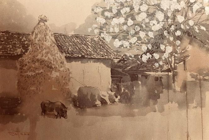 Tác phẩm "Tháng Giêng". Tác phẩm "Tháng Giêng".