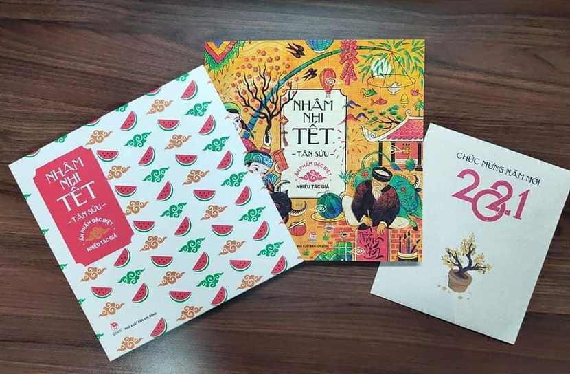 Cuốn "Nhâm nhi Tết Tân Sửu 2021" của NXB Kim Đồng