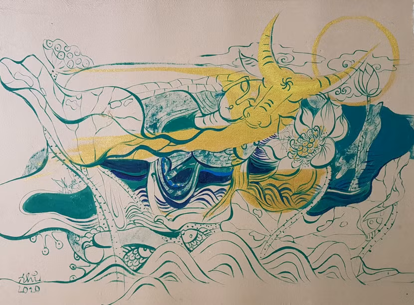 Tác phẩm của họa sĩ Bình Nhi Tác phẩm của họa sĩ Bình Nhi