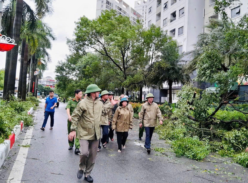 Bí thư Thành ủy kiểm tra tại quận Bắc Từ Liêm