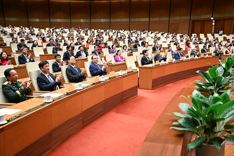 Các đại biểu dự phiên bế mạc kỳ họp thứ 9 - Quốc hội khóa XV