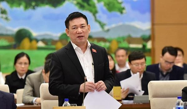 Tổng Kiểm toán Nhà nước Hồ Đức Phớc báo cáo tại phiên họp Tổng Kiểm toán Nhà nước Hồ Đức Phớc báo cáo tại phiên họp