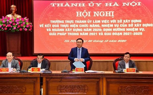 Bí thư Thành ủy Vương Đình Huệ phát biểu chỉ đạo tại buổi làm việc với Sở GTVT Bí thư Thành ủy Vương Đình Huệ phát biểu chỉ đạo tại buổi làm việc với Sở GTVT