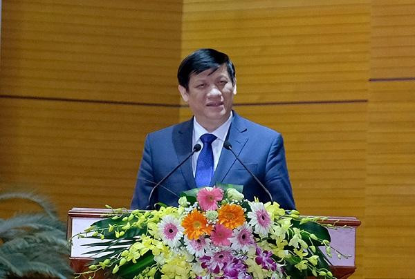 Bộ trưởng Y tế Nguyễn Thanh Long phát biểu tại hội nghị