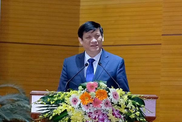 Bộ trưởng Y tế Nguyễn Thanh Long phát biểu tại hội nghị