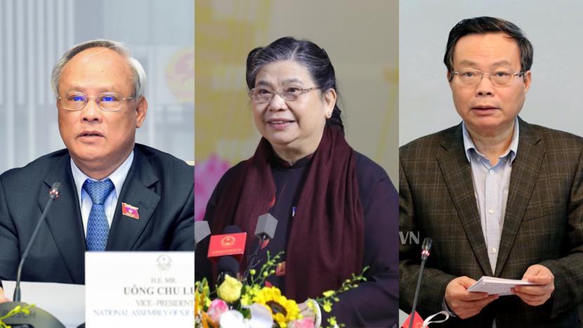 Quốc hội tiến hành miễn nhiệm 3 Phó Chủ tịch Quốc hội khóa XIV