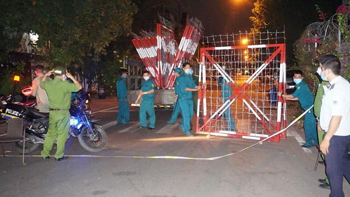Phong tỏa khu vực căn hộ ghi nhận ca Covid-19 tại khu dân cư Việt- Sing, TP Thuận An, Bình Dương