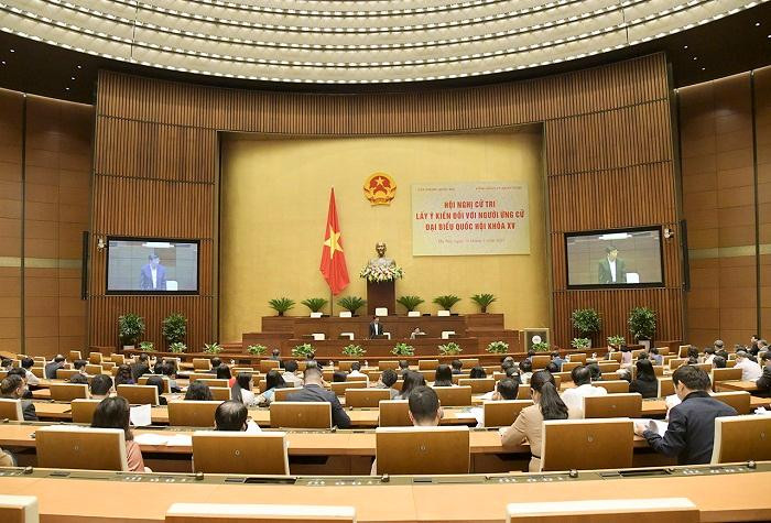 Quang cảnh hội nghị sáng 11-3