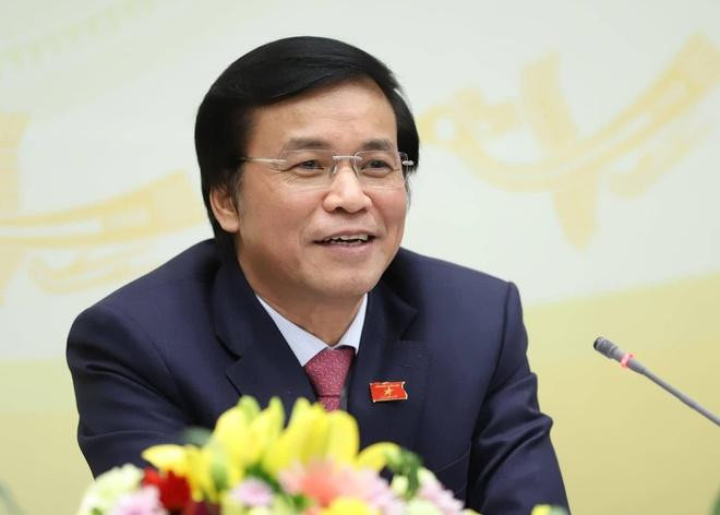 Tổng Thư ký Quốc hội Nguyễn Hạnh Phúc chủ trì buổi họp báo Tổng Thư ký Quốc hội Nguyễn Hạnh Phúc chủ trì buổi họp báo