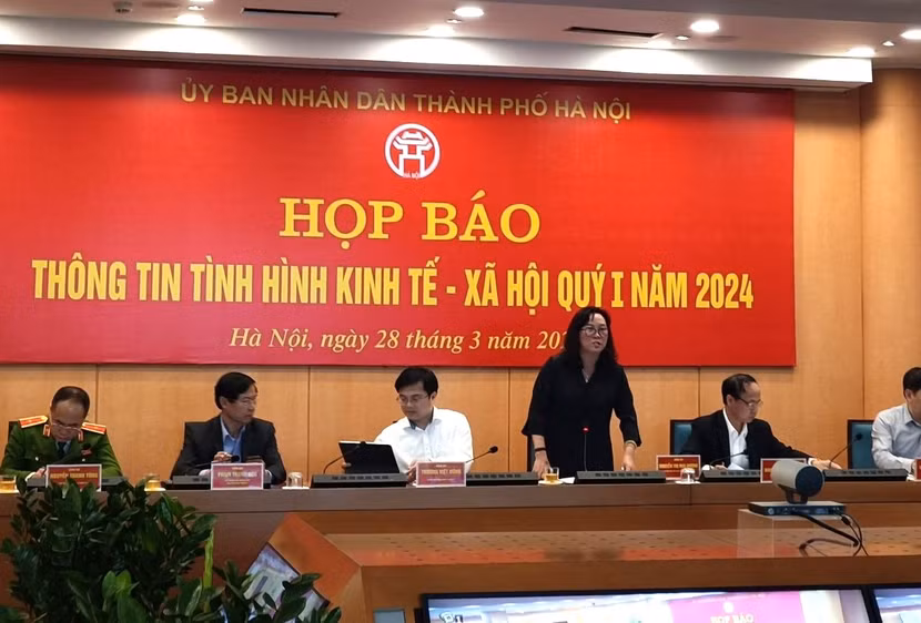 Quang cảnh buổi họp báo