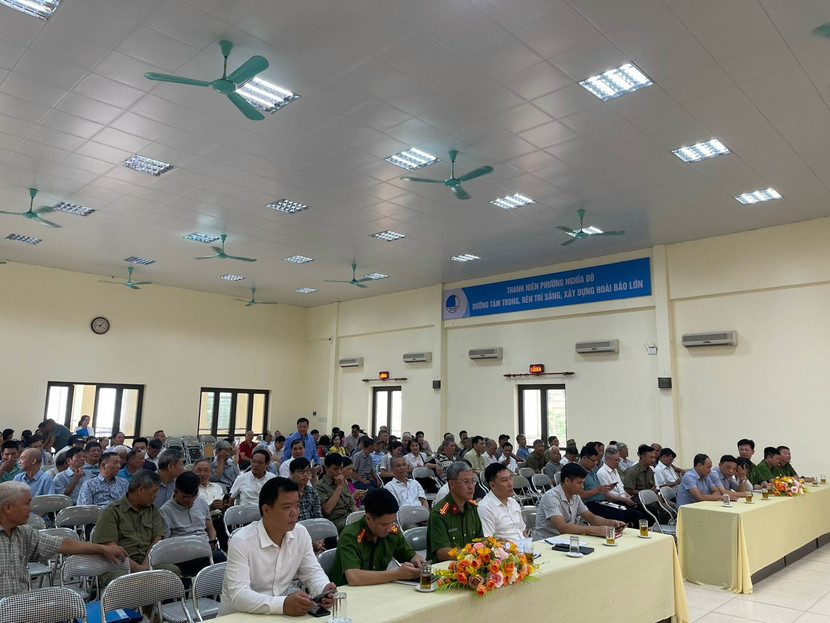 Công an quận Cầu Giấy tổ chức phát động triển khai Luật Căn cước năm 2023 và thu nhận hồ sơ cấp căn cước, giấy chứng nhận căn cước