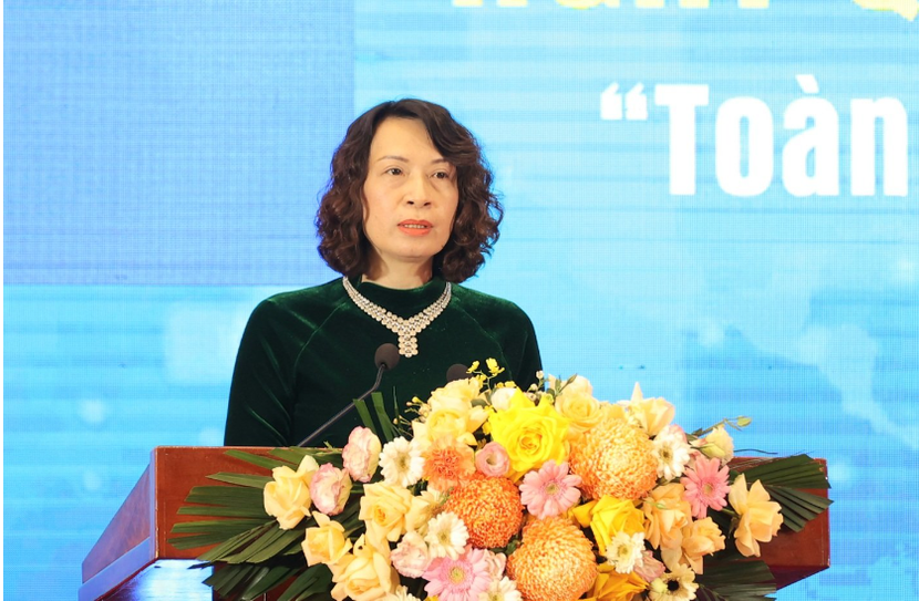 Thứ trưởng Bộ Y tế Nguyễn Thị Liên Hương phát biểu Thứ trưởng Bộ Y tế Nguyễn Thị Liên Hương phát biểu