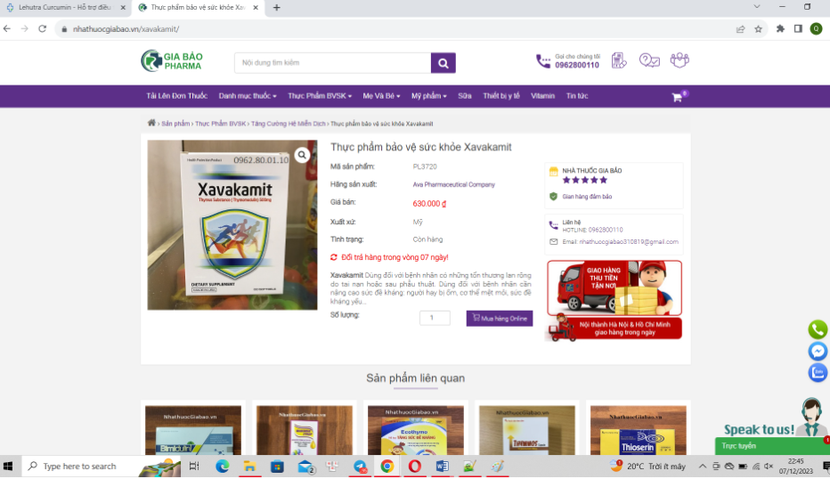 Thực phẩm bảo vệ sức khỏe Xavakamit quảng cáo gây hiểu nhầm như thuốc chữa bệnh Thực phẩm bảo vệ sức khỏe Xavakamit quảng cáo gây hiểu nhầm như thuốc chữa bệnh