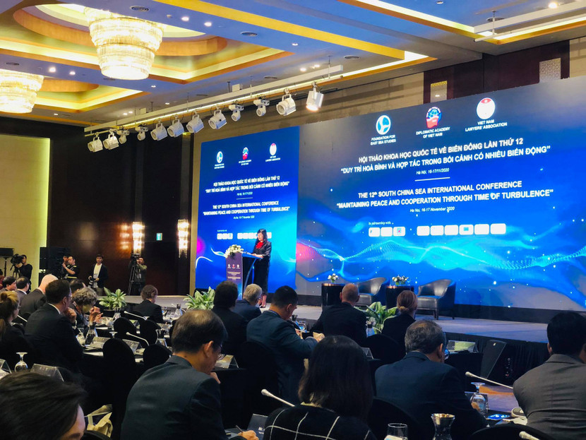 Các đại biểu tham dự Hội thảo quốc tế Biển Đông lần thứ 12 cho rằng cần phải thượng tôn pháp luật ở Biển Đông
