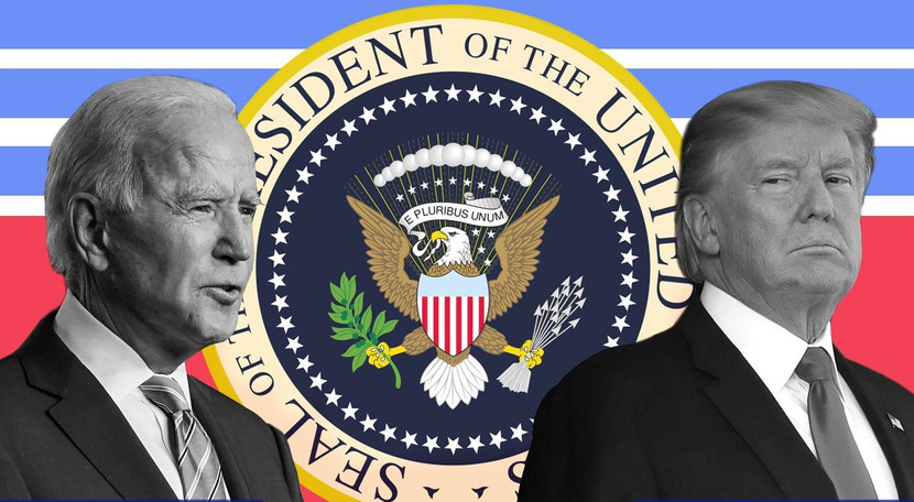 Tổng thống đắc cử Joe Biden (trái) và Tổng thống đương nhiệm Donald Trump