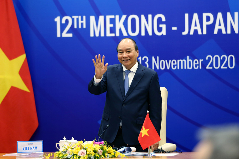 Thủ tướng Nguyễn Xuân Phúc, Chủ tịch ASEAN 2020 tại phiên khai mạc Hội nghị Cấp cao Mekong-Nhật Bản lần thứ 12