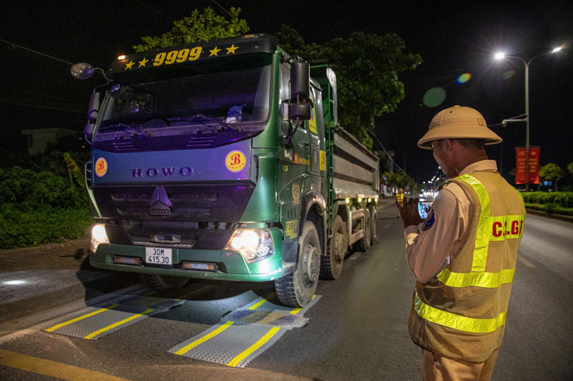 Tình trạng vi phạm đối với xe tải thời gian gần đây diễn biến phức tạp