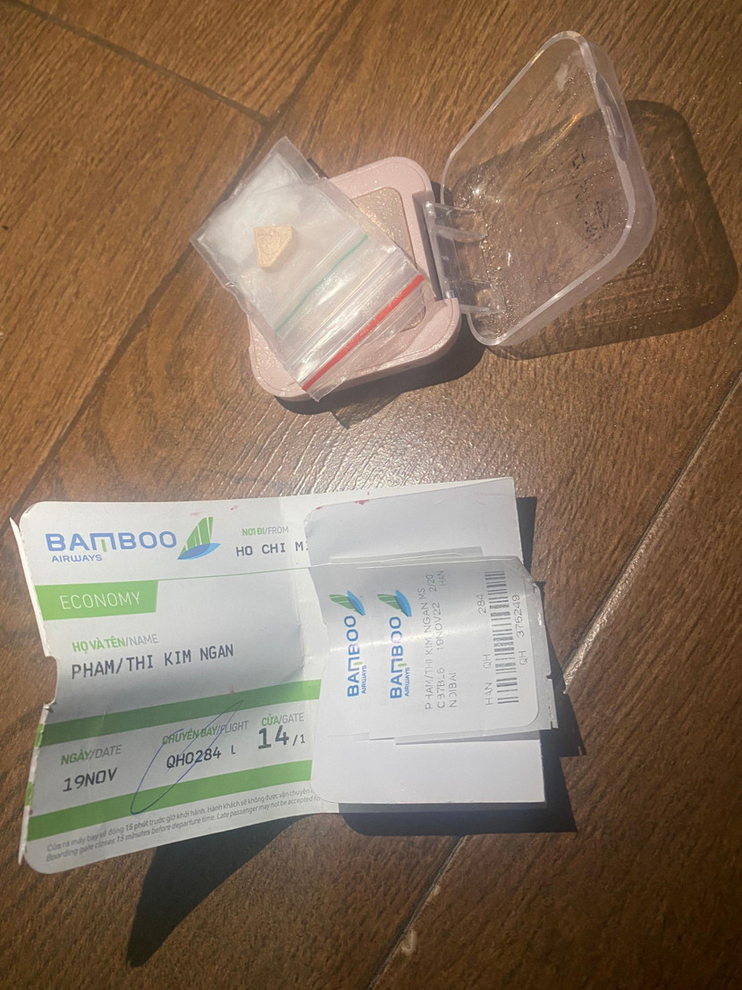 Tang vật bị thu giữ Tang vật bị thu giữ