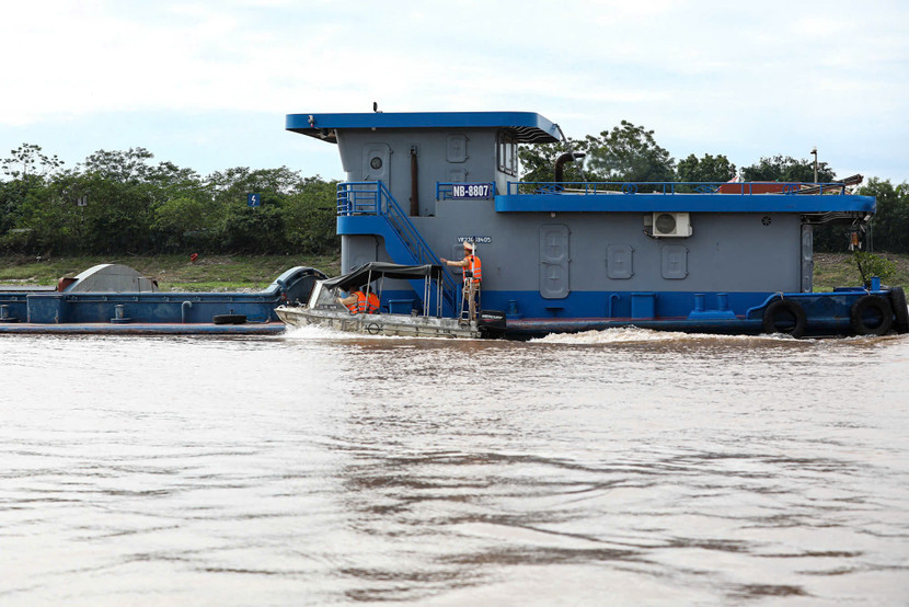 Lực lượng Cảnh sát đường thủy Hà Nội trong đợt cao điểm tập trung kiểm tra, xử lý 4 nhóm hành vi trọng tâm