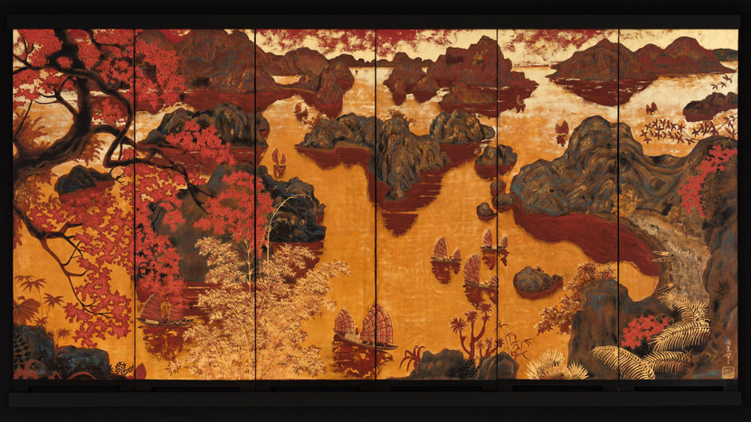 "Hoàng hôn vàng trên vịnh Hạ Long" từng thuộc sở hữu của vua Bảo Đại