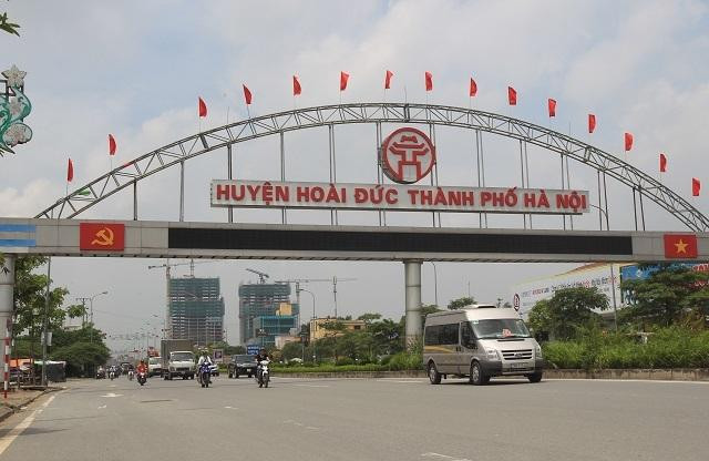 Hoài Đức là 1 trong 5 huyện của Hà Nội sẽ phát triển lên quận đến 2025