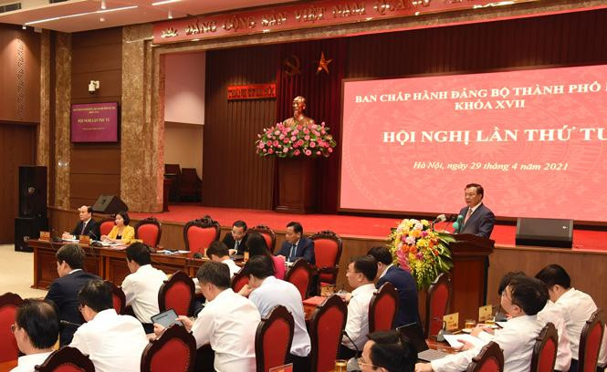 Bí thư Thành ủy Đinh Tiến Dũng kết luận hội nghị Bí thư Thành ủy Đinh Tiến Dũng kết luận hội nghị