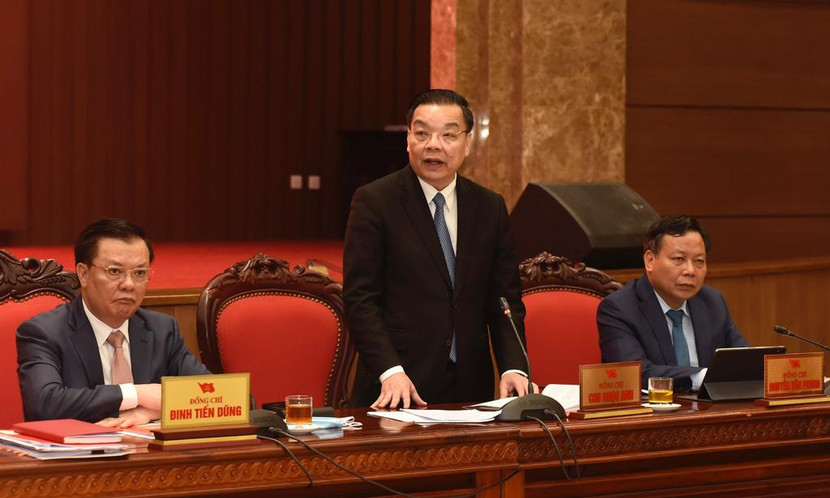 Chủ tịch UBND TP Hà Nội Chu Ngọc Anh giải trình ý kiến các đại biểu tại hội nghị Chủ tịch UBND TP Hà Nội Chu Ngọc Anh giải trình ý kiến các đại biểu tại hội nghị